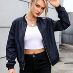 Nadorine Classic Bomber Jacket Windbreaker with Pockets