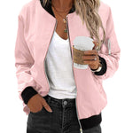 Nadorine Classic Bomber Jacket Windbreaker with Pockets