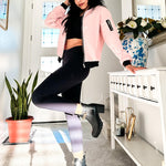 Nadorine Classic Bomber Jacket Windbreaker with Pockets