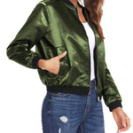 Nadorine Classic Bomber Jacket Windbreaker with Pockets