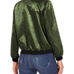 Nadorine Classic Bomber Jacket Windbreaker with Pockets