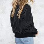 Nadorine Classic Bomber Jacket Windbreaker with Pockets