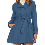 Nadorine Double-Breasted Thick Wool Coat Jacket