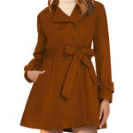Nadorine Double-Breasted Thick Wool Coat Jacket