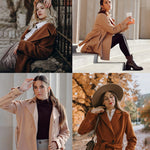 Nadorine Double-Breasted Thick Wool Coat Jacket