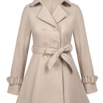 Nadorine Double-Breasted Thick Wool Coat Jacket