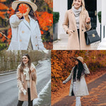 Nadorine Double-Breasted Thick Wool Coat Jacket