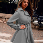 Nadorine Double-Breasted Thick Wool Coat Jacket