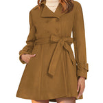 Nadorine Double-Breasted Thick Wool Coat Jacket