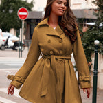 Nadorine Double-Breasted Thick Wool Coat Jacket
