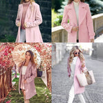 Nadorine Double-Breasted Thick Wool Coat Jacket