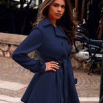 Nadorine Double-Breasted Thick Wool Coat Jacket