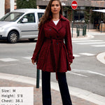 Nadorine Double-Breasted Thick Wool Coat Jacket
