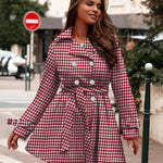 Nadorine Double-Breasted Thick Wool Coat Jacket
