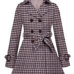 Nadorine Double-Breasted Thick Wool Coat Jacket