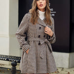 Nadorine Double-Breasted Thick Wool Coat Jacket