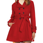 Nadorine Double-Breasted Thick Wool Coat Jacket