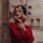 Nadorine Double-Breasted Thick Wool Coat Jacket