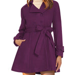 Nadorine Double-Breasted Thick Wool Coat Jacket