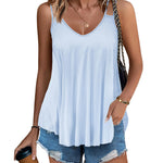 Tank Tops Spaghetti Strap Camisoles - Nadorine (Us Only)