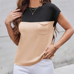 Nadorine Sleeveless Cape Sleeve Knit Ribbed Tank Tops