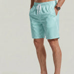 KZZ Men's Regular Fit Striped Print Shorts