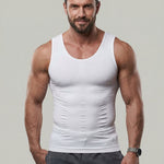KZZ Men's Solid-Color Slimming & Shaping Vest