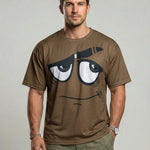 KZZ Men's 3D-Printed T-Shirt
