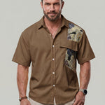 KZZ Men's Summer Short-Sleeve Shirt