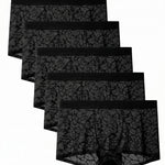 KZZ Men's lace boxer briefs
