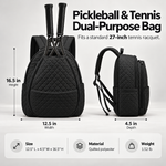 Cortelle Quilted Racket Backpack