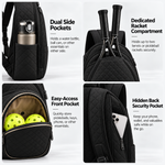Cortelle Quilted Racket Backpack