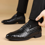The Corté Weave Leather Loafers