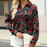 Nadorine Business Casual Satin Long Sleeve Shirts for Women Elegant Office Work Dressy 2026 | Under $40