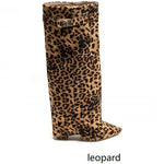JOLIE��� - Leopard Suede Boots