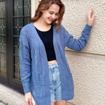 Nadorine Cardigan Fall Winter Open Front Sweater