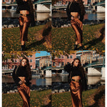 Satin Zipper Elegant Work Skirts - Nadorine (US Only)