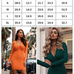 Twist Front Knitted Bodycon Dress - Nadorine (Us Only)