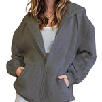 Nadorine Women's Oversized Zip Up Hoodies