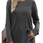 Nadorine Women's Fashion Long Sleeve Blouse