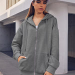 Nadorine Women's Oversized Zip Up Hoodies