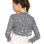 Nadorine Women's Bolero Shrugs Crochet Lace Open Cardigan
