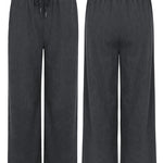 Nadorine Drawstring Long Pants with Pockets