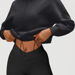 Zeagoo Womens Fleece Jacket Full Zip Crop Hoodie Long Sleeve Pullover Sweatshirts Oversized 2023 Fall Winter Coat