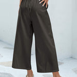 Nadorine Cotton Linen Pants Wide Leg Long Palazzo Pants