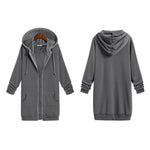 Zeagoo Zip Up Hoodies Long Fleece Jacket