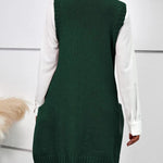 Zeagoo Womens Sweater Vest Dress Pattern Knitted Dress