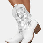Kaylee | Perforated Ankle Boots