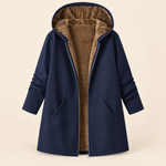 Heather | Cozy Hooded Longline Coat