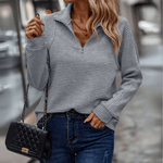 Jenica™ | Chic Half-Zip Pullover